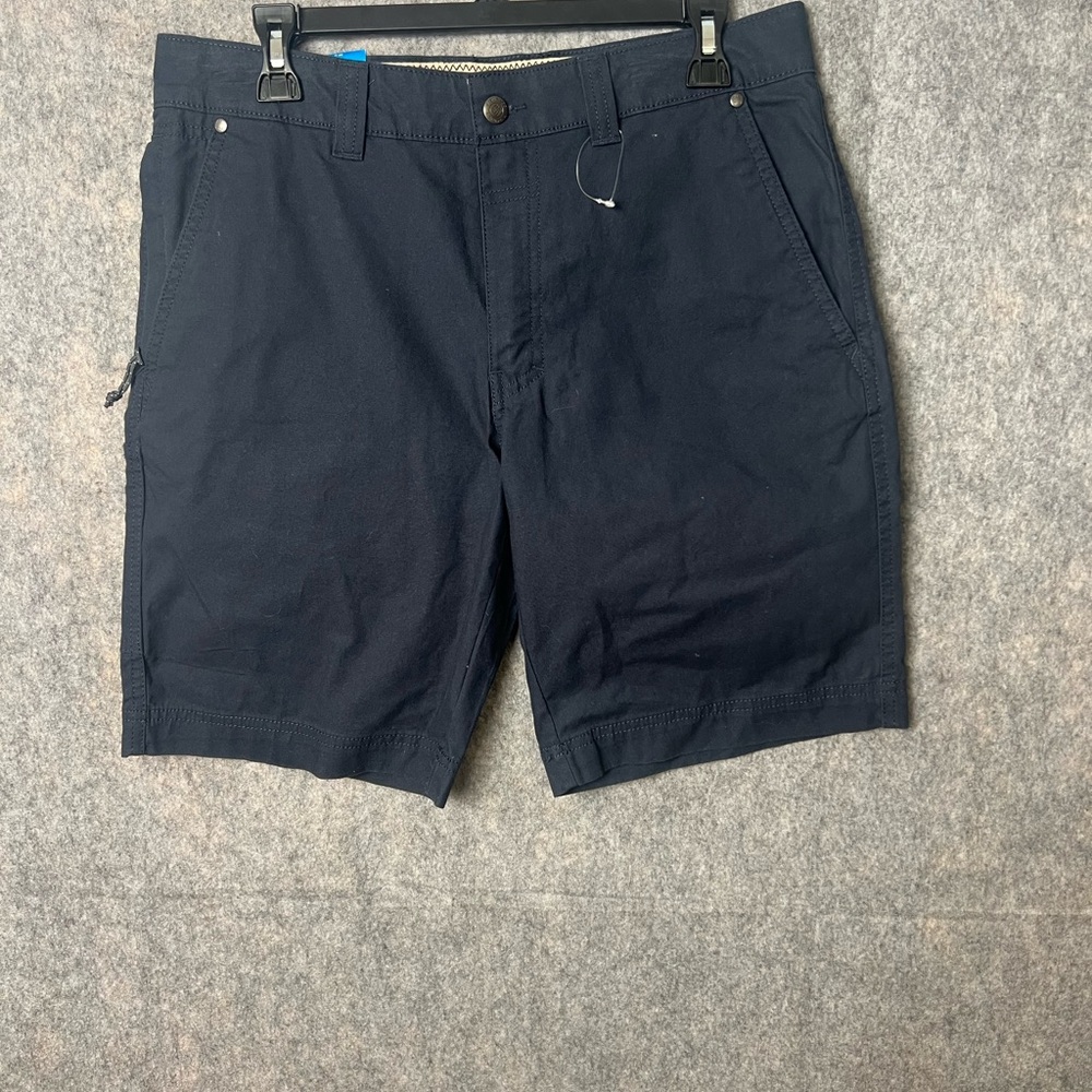Columbia‎ Woman Size 10 New Navy Blue Cargo 50 UPF Reg Fit Shorts